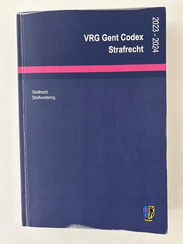 VRG Gent Codex Strafrecht beschikbaar voor biedingen
