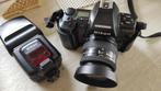 Analoge camera Nikon F801S en speedlight SB-25, Spiegelreflex, Zo goed als nieuw, Nikon, Ophalen