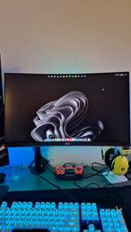 AOC 144 Hz 24-inch gebogen gamingmonitor van 1 ms, Gaming, HD, Ophalen of Verzenden, Zo goed als nieuw