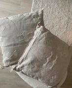 Sabra kelim cactus zijde kussen beige Marokkaans kussen, Huis en Inrichting, Woonaccessoires | Kussens, Ophalen, Beige