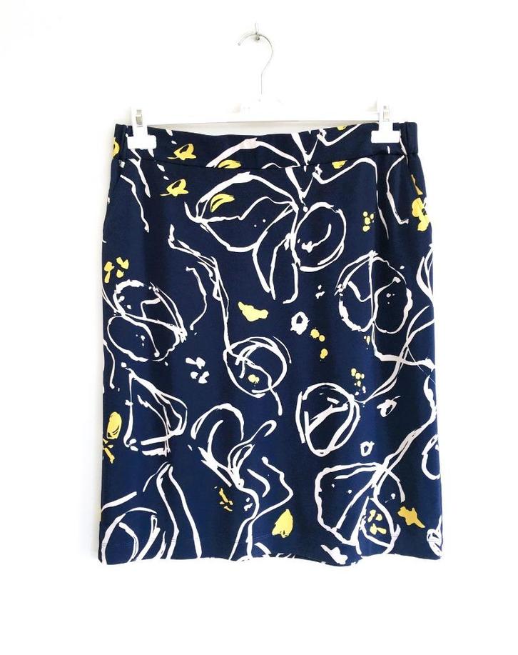 Mayerline - elegante rok 44 Bijpassende blouse beschikbaar, Kleding | Dames, Rokken, Zo goed als nieuw, Maat 42/44 (L), Blauw