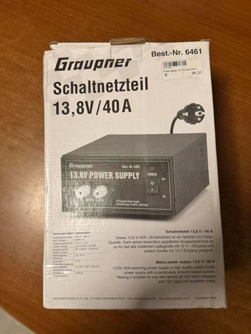 Graupner Schaltnetzteil 13,8V / 40A Voeding beschikbaar voor biedingen