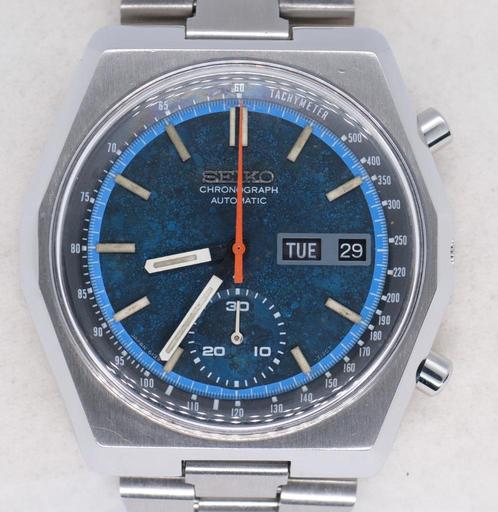 Seiko 6139-8070 Patined Dial, Handtassen en Accessoires, Horloges | Heren, Gebruikt, Polshorloge, Seiko, Staal, Staal, Ophalen of Verzenden