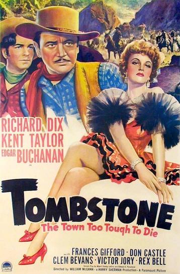 16mm speelfilm  --  Tombstone The Town Too Touch to Die 1942 beschikbaar voor biedingen
