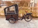 Troy E-bike bakfiets triporteur, Fietsen en Brommers, Gebruikt, Huif, 2 kinderen, Ophalen