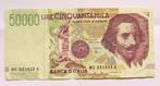 Italië  50.000 Lire  1992, Postzegels en Munten, Bankbiljetten | Europa | Niet-Eurobiljetten, Verzenden, Italië