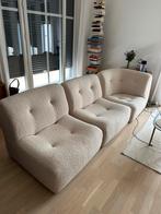 Beka vintage bank met 3 modules, Huis en Inrichting, Ophalen of Verzenden, Zo goed als nieuw, Stof