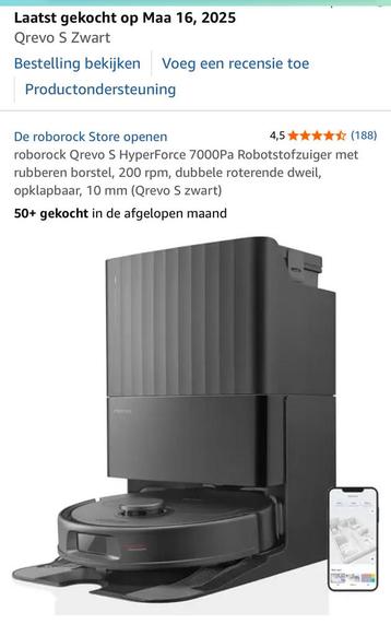 Roborock hyperfocus, Elektronische apparatuur, Stofzuigers, Ophalen, Zo goed als nieuw