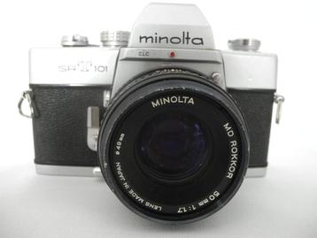 Minolta SRT101 met Rokkor 50 1.7 beschikbaar voor biedingen