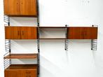 Vintage Tomado-Musterring teak wall unit/wandmeubel,1960., Gebruikt, Met deur(en), Teakhout, Ophalen of Verzenden