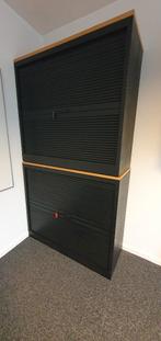 Bureaukast met roldeuren, Ophalen, Zo goed als nieuw, Metaal, Met slot