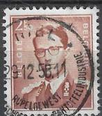 Belgique 1957 - Yvert 1028a - Roi Baudouin (ST), Envoi, Oblitéré, Maison royale