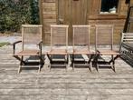 Tuinstoelen hout, Tuin en Terras, Ophalen, Gebruikt, Hout