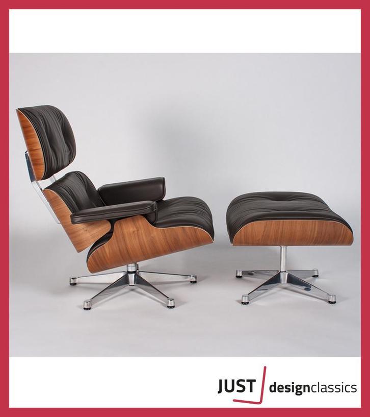 Vitra Lounge Chair XL + Ottoman Nieuw en Ongebruikt 2024, Maison & Meubles, Fauteuils, Neuf, Bois, Enlèvement