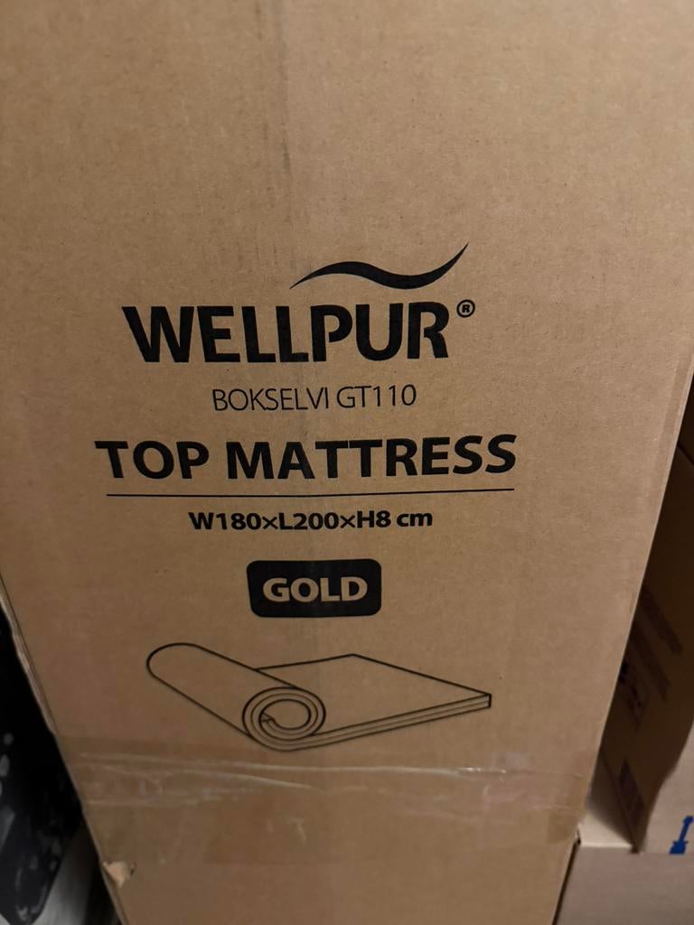Top matras wellpur, Ophalen, Nieuw, Matras