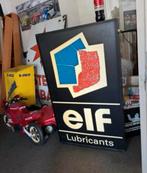 Elf motor olie oude reclame lichtbak, Ophalen, Gebruikt, Lichtbak of (neon) lamp
