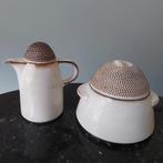 Vintage theepot en pot, Antiek en Kunst, Antiek | Email, Ophalen
