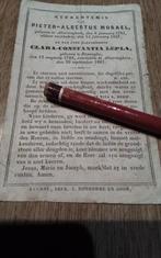 Oud bidprentje, Verzenden, Bidprentje