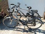 2 fietsen:  1man + 1 Dames, Gebruikt, Versnellingen, 49 tot 53 cm, Ophalen