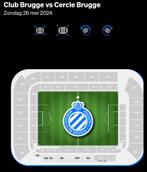 Billetterie Club Brugge - Cercle Brugge recherchée, Tickets & Billets, Sport | Football, Mai, Une personne, Cartes en vrac