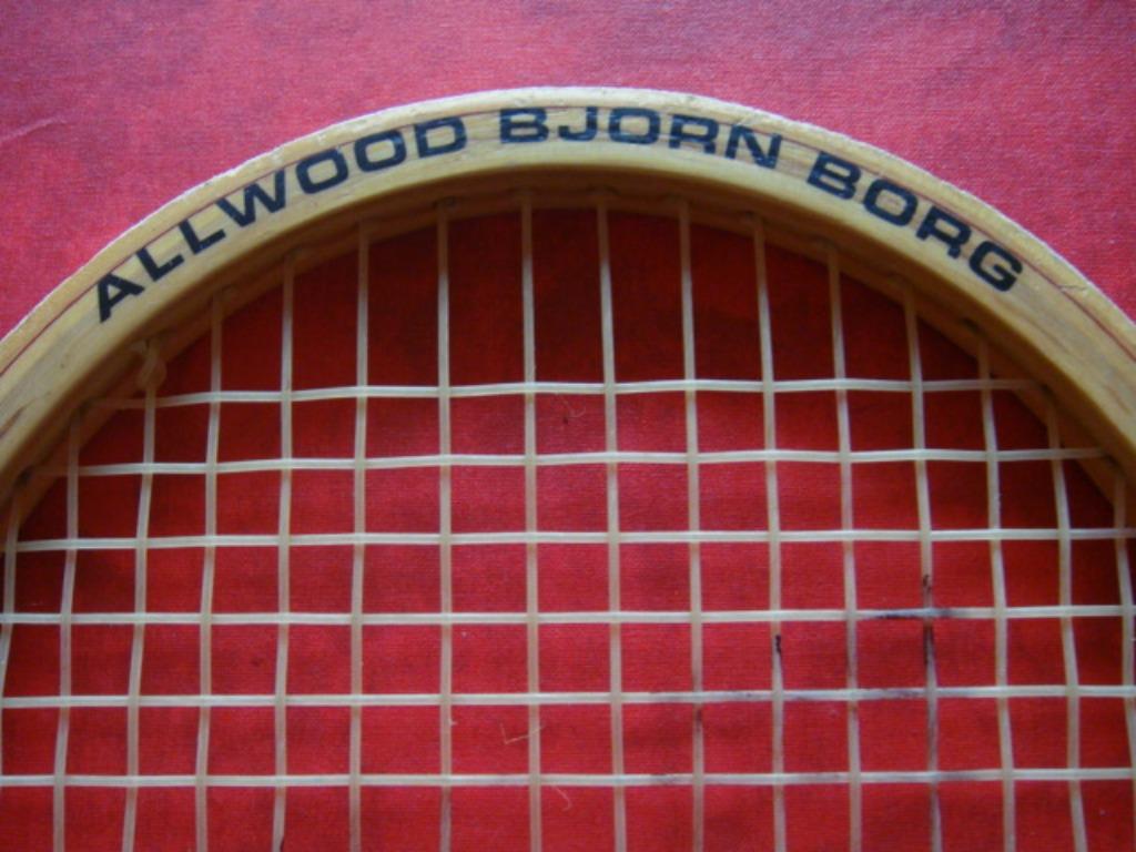 Raquette De Tennis Donnay Allwood – Modèle Bjorn Borg – Vintage Bois
