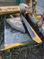 Arduinen grafsteen , blauwe  steen, Tuin en Terras, Palen, Balken en Planken, Ophalen, Gebruikt, 180 tot 250 cm, Balken