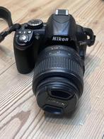 Camera Nikon D3100 met 18-35 lens + tas en batterijlader, Ophalen, Gebruikt, Overige merken