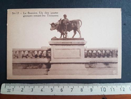 Kleine Erekaart Carte d'Honneur Liège Le Bouvier, Verzamelen, Postkaarten | België, Ongelopen, Luik, 1920 tot 1940, Ophalen of Verzenden