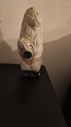 Gipsen leeuwenbeeld – oude (vintage) kermisprijs, Antiek en Kunst, Verzenden