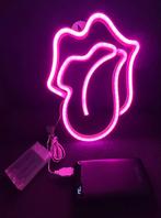 Neon Light Roze Tong, Verzamelen, Merken en Reclamevoorwerpen, Ophalen of Verzenden, Nieuw, Lichtbak of (neon) lamp