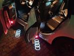 Audi deur logo verlichting a3 a4 a5 a6 a7 a8 q7 q5 q3, Auto diversen, Tuning en Styling, Ophalen of Verzenden