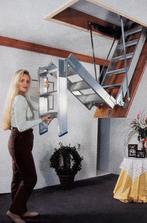 Aluminium zoldertrap met valluik ALU3, Ophalen, Zo goed als nieuw, Ladder