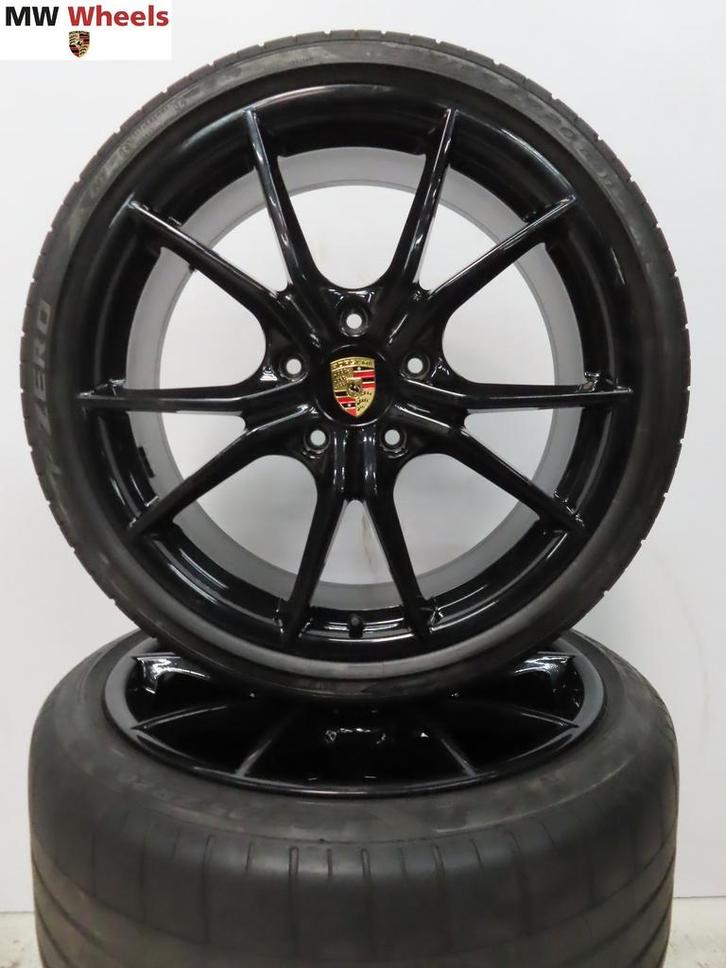 Porsche 20 inch velgen Boxster Cayman 718 982 zomerbanden, Auto-onderdelen, Banden en Velgen, Banden en Velgen, Zomerbanden, 20 inch