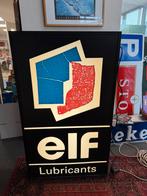 Elf olie oude reclame lichtbak XL, Verzamelen, Merken en Reclamevoorwerpen, Ophalen, Gebruikt, Lichtbak of (neon) lamp