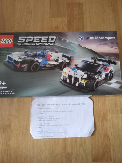 LEGO Speed Champions BMW M4 GT3 & BMW M Hybrid V8 racewagens, Enfants & Bébés, Jouets | Duplo & Lego, Neuf, Lego, Ensemble complet