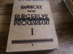 Mr L Van Bauwel ; Handboek van het burgerlijk procesrecht I, Enlèvement ou Envoi