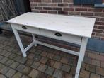 wandtafel of bureau in grenenhout wit, Huis en Inrichting, Ophalen, Zo goed als nieuw, Grenenhout
