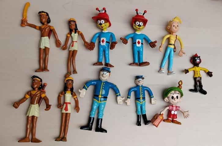 Flexibele figuren Dupuis 1998, Verzamelen, Stripfiguren, Zo goed als nieuw, Beeldje of Figuurtje, Ophalen
