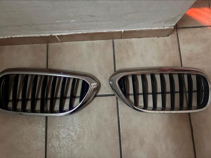 Originele BMW Nieren (Grille) – Chroom, Autos : Pièces & Accessoires, Carrosserie & Tôlerie, BMW, Avant, Utilisé, Enlèvement