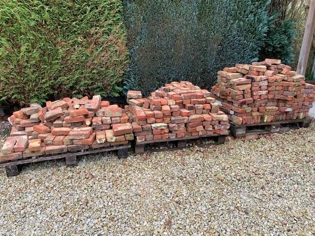 Oude recuperatie gevelstenen, Bricolage & Construction, Briques, Utilisé, Autres types, Enlèvement