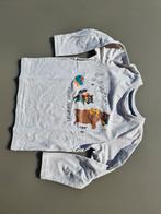 witte longsleef, t-shirt met beer, wasbeer en egel, CA, 98, Kinderen en Baby's, Ophalen of Verzenden, Zo goed als nieuw