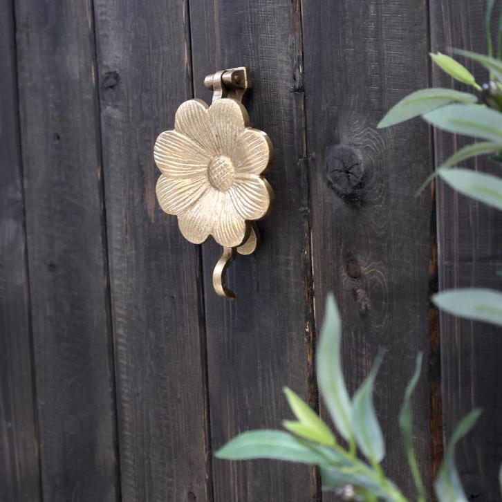 Deurklopper - Flower - Landelijk Chique, Tuin en Terras, Tuinwanddecoratie, Nieuw, Ophalen of Verzenden