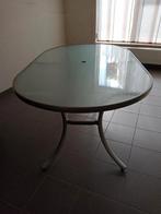 Ovale tuintafel 1,81 x 1,07, Tuin en Terras, Ophalen, Zo goed als nieuw