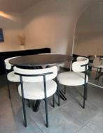 Boucle stoelen wit, Huis en Inrichting, Stoelen, Ophalen, Zo goed als nieuw, Wit