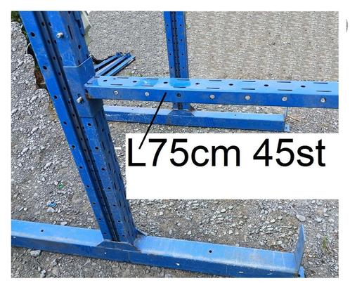 Draagarmstelling 4 staanders, dubbelzijdig, lengte 3,8m , br, Auto diversen, Autogereedschap, Gebruikt, Ophalen