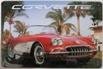 Metalen Reclamebord van Corvette in Reliëf-- (20x30cm), Collections, Marques & Objets publicitaires, Envoi, Panneau publicitaire