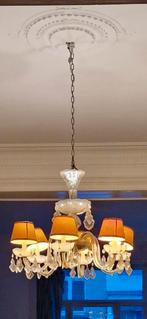 Lustre cristal de maison de maître, Maison & Meubles, Enlèvement, Utilisé, Tissus, Baroque antique rococo