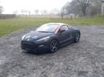 Peugeot RCZ R concept 2012 Matt black & Copper 1/18 Norev, Ophalen of Verzenden, Zo goed als nieuw, Auto, Norev