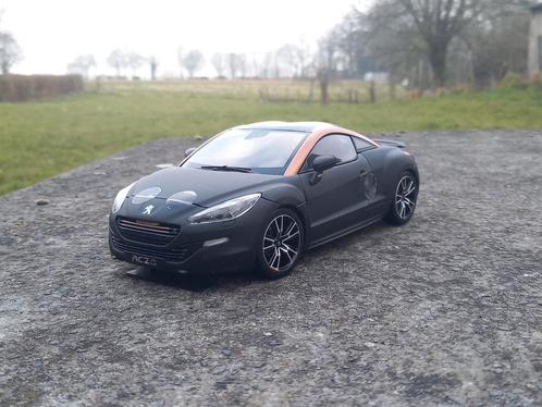 Peugeot RCZ R concept 2012 Matt black & Copper 1/18 Norev, Hobby en Vrije tijd, Modelauto's | 1:18, Zo goed als nieuw, Auto, Norev