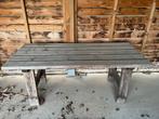 Houten tuintafel., Tuin en Terras, Picknicktafels, Ophalen, Gebruikt, Hout